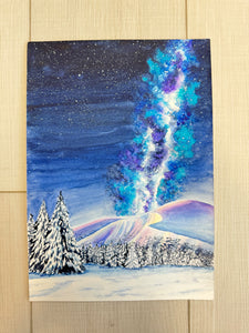 Snow Galaxy Original Painting