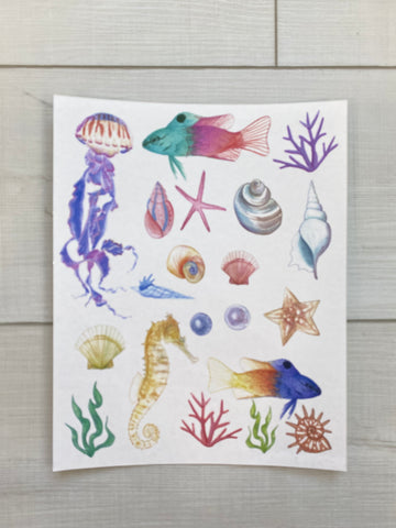 Ocean Bounty Temporary Tattoos